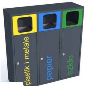 Kosz do segregacji odpadów Etna III 40 l