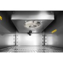 Szafa mroźnicza GN 2/1 RQSEGM 700 R - parownik z wentylatorem pod sufitem komory