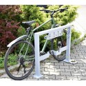 Stojak rowerowy U-17 ze stacją ładowania rowerów elektrycznych z miejscem na zasilacz