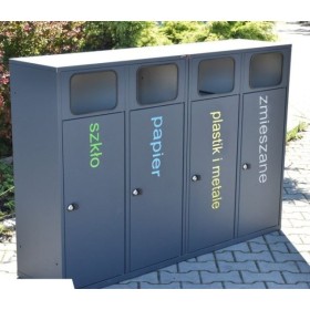 Kosz do segregacji Etna IV 4x80l economy