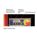 Prasa do makulatury ORWAK COMPACT 3150 - panel sterowania z opisami przycisków