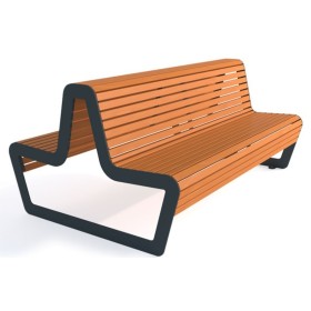 Ławka dworcowa Koliber, podwójna