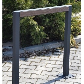 Stojak rowerowy U-29 z listwą chroniącą ramę roweru