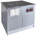 Szafka pod ekspres do kawy Mega-M H-86 cm L-80.5 cm G-76 cm popiel