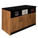 Szafka pod ekspres do kawy Mega-M H-92 cm L-154 cm G-60 cm dąb kraft