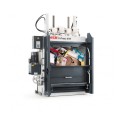 HSM V-Press 818 plus pro belownica pionowa - otwarte drzwi załadunkowe z kartonami