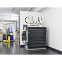 HSM V-Press 818 plus belownica pionowa - ustawiona w magazynie obok wózka paletowego