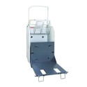 HSM V-Press 60 belownica pionowa - otwarta platforma załadunkowa z koszem