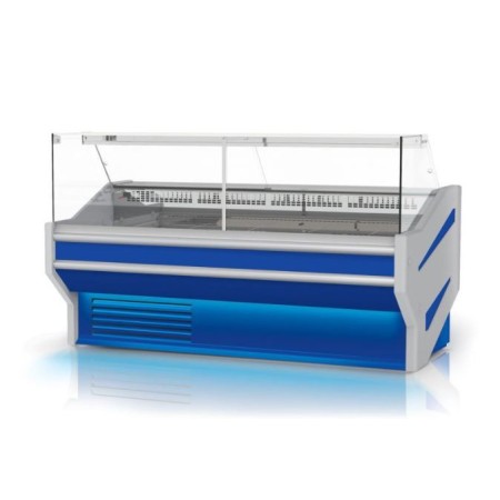 Lada chłodnicza RAPA L-F  z szybą prostą, pionową, uchylną