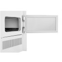 Lada chłodnicza Futura 3.0 - otwarte drzwiczki z zawiasami i kratka wentylacyjna