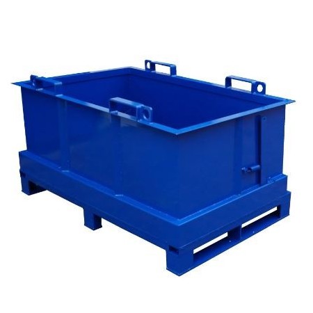 Kontener z otwieranym dnem PMD, pojemność 750 l kreuj swój biznes z Wyposażenie sklepów i instytucji  - Kreuj swój biznes z 4store.pl