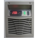 Zamrażarka boneta HR-25CE-H - panel sterowania z wyświetlaczem i kratką wentylacyjną