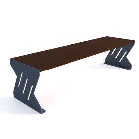 Ławka miejsko - ogrodowa Febe I, bez oparcia