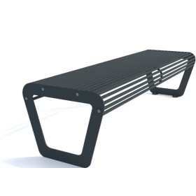 Ławka Koliber dworcowa bez oparcia stalowa