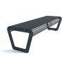 Ławka Koliber dworcowa bez oparcia stalowa kreuj swój biznes z Wyposażenie sklepów i instytucji  - Kreuj swój biznes z 4store.pl
