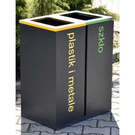 Kosz do segregacji odpadów Satis II 100 l kreuj swój biznes z Wyposażenie sklepów i instytucji  - Kreuj swój biznes z 4store.pl