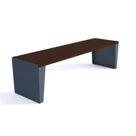 Ławka miejsko - ogrodowa Harmonia, bez oparcia