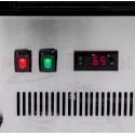 Witryna chłodnicza CLARA MINI S66 Inox - panel sterowania z włącznikami i wyświetlaczem