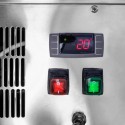 Witryna chłodnicza ELSA MINI S90 Inox - panel sterowania z wyświetlaczem i przełącznikami