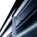 Regał chłodniczy HUGO 375 Remote - górna część z oświetleniem LED i szybą