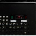 Witryna mroźnicza OLAF R62 Exclusive - panel sterowania z wyświetlaczem i przełącznikami