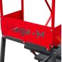 Drabina magazynowa przejezdna pomost magazynowy Mega-M H 102 cm 4 stopnie hamulec schodkowy kreuj swój biznes z Wyposażenie sklepów i instytucji  - Kreuj swój biznes z 4store.pl