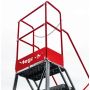 Drabina magazynowa przejezdna pomost magazynowy Mega-M H 102 cm 4 stopnie hamulec schodkowy kreuj swój biznes z Wyposażenie sklepów i instytucji  - Kreuj swój biznes z 4store.pl