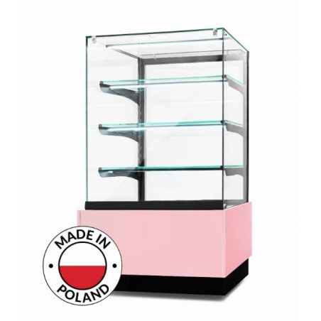 Witryna cukiernicza chłodnicza Dolce Visione Premium 700 | 700x670x1300 mm