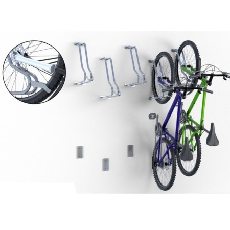 Wieszak na rowery Lift - 5, 5 stanowisk kreuj swój biznes z Wyposażenie sklepów i instytucji  - Kreuj swój biznes z 4store.pl