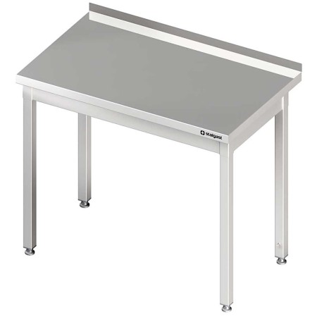 Stół przyścienny bez półki 1700x600x850 mm skręcany Stalgast Sp. z o.o. Stoły nierdzewne - 4store.pl