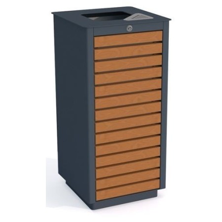 Kosz Amant VIII 80l z popielnicą kreuj swój biznes z Wyposażenie sklepów i instytucji  - Kreuj swój biznes z 4store.pl