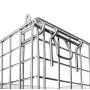 Gitterbox Kosz nadstawka na paletę Mega-M 80x120 cm z uchylna klapą na krótszym boku kreuj swój biznes z Wyposażenie sklepów i instytucji  - Kreuj swój biznes z 4store.pl