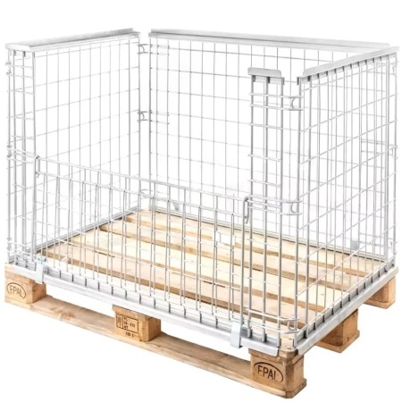 Gitterbox Kosz nadstawka na paletę Mega-M 120x80 cm kreuj swój biznes z Wyposażenie sklepów i instytucji  - Kreuj swój biznes z 4store.pl