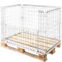 Gitterbox Kosz nadstawka na paletę Mega-M 120x80 cm kreuj swój biznes z Wyposażenie sklepów i instytucji  - Kreuj swój biznes z 4store.pl