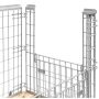 Gitterbox Kosz nadstawka na paletę Mega-M 120x80 cm otwierany obustronnie kreuj swój biznes z Wyposażenie sklepów i instytucji  - Kreuj swój biznes z 4store.pl