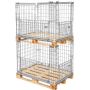 Gitterbox Kosz nadstawka na paletę Mega-M 120x80 cm otwierany obustronnie kreuj swój biznes z Wyposażenie sklepów i instytucji  - Kreuj swój biznes z 4store.pl