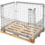 Gitterbox Kosz nadstawka na paletę Mega-M 120x80 cm otwierany obustronnie kreuj swój biznes z Wyposażenie sklepów i instytucji  - Kreuj swój biznes z 4store.pl