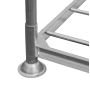 Manurack Mega-M paleta słupkowa 154,5x118x31 cm - pojedynczy mobilrack kreuj swój biznes z Wyposażenie sklepów i instytucji  - Kreuj swój biznes z 4store.pl