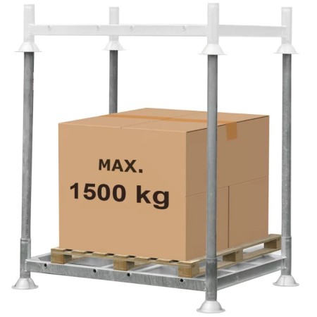 Manurack Mega-M paleta słupkowa 154,5x118x31 cm - pojedynczy mobilrack kreuj swój biznes z Wyposażenie sklepów i instytucji  - Kreuj swój biznes z 4store.pl