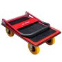 Wózek platformowy magazynowy Mega-M udźwig 450 kg koła poliuretanowe kreuj swój biznes z Wyposażenie sklepów i instytucji  - Kreuj swój biznes z 4store.pl
