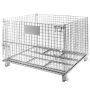 Pojemnik siatkowy gitterbox Mega-M 120x100x89 cm kosz metalowy składany kreuj swój biznes z Wyposażenie sklepów i instytucji  - Kreuj swój biznes z 4store.pl