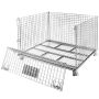 Pojemnik siatkowy gitterbox Mega-M 120x100x89 cm kosz metalowy składany kreuj swój biznes z Wyposażenie sklepów i instytucji  - Kreuj swój biznes z 4store.pl