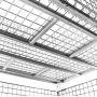 Pojemnik siatkowy gitterbox Mega-M 120x100x89 cm kosz metalowy składany kreuj swój biznes z Wyposażenie sklepów i instytucji  - Kreuj swój biznes z 4store.pl