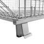 Pojemnik siatkowy gitterbox Mega-M 120x100x89 cm kosz metalowy składany kreuj swój biznes z Wyposażenie sklepów i instytucji  - Kreuj swój biznes z 4store.pl