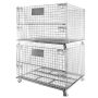 Pojemnik siatkowy gitterbox Mega-M 120x100x89 cm kosz metalowy składany kreuj swój biznes z Wyposażenie sklepów i instytucji  - Kreuj swój biznes z 4store.pl