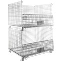 Pojemnik siatkowy Mega-M 120x100x89 cm - dwa pojemniki ustawione jeden na drugim