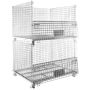Pojemnik siatkowy gitterbox Mega-M 120x100x89 cm kosz metalowy składany kreuj swój biznes z Wyposażenie sklepów i instytucji  - Kreuj swój biznes z 4store.pl