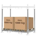 Manurack Mega-M paleta słupkowa 202,5x118x31 cm - podwójny mobilrack