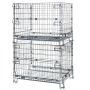 Pojemnik siatkowy gitterbox Mega-M 125x105x98 cm kosz metalowy składany kreuj swój biznes z Wyposażenie sklepów i instytucji  - Kreuj swój biznes z 4store.pl