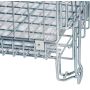 Pojemnik siatkowy gitterbox Mega-M 125x105x98 cm kosz metalowy składany kreuj swój biznes z Wyposażenie sklepów i instytucji  - Kreuj swój biznes z 4store.pl